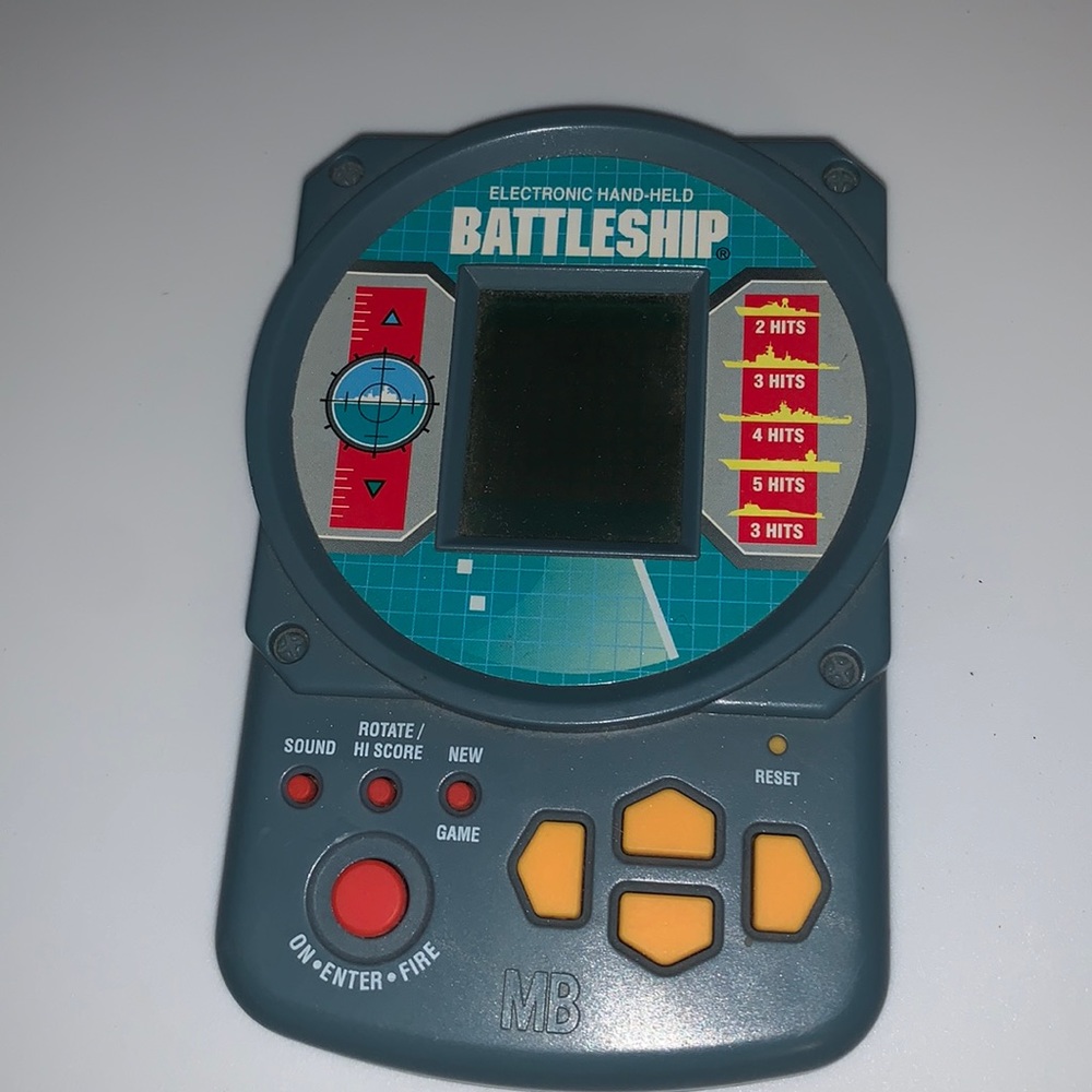 Vintage Milton Bradley Battleship Electronic Hand-Held Game - 1995 - Tested.